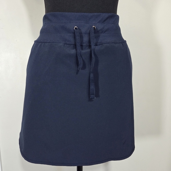 ⭐️Sansara Navy Blue Drawstring Skort Size MED - Picture 1 of 7